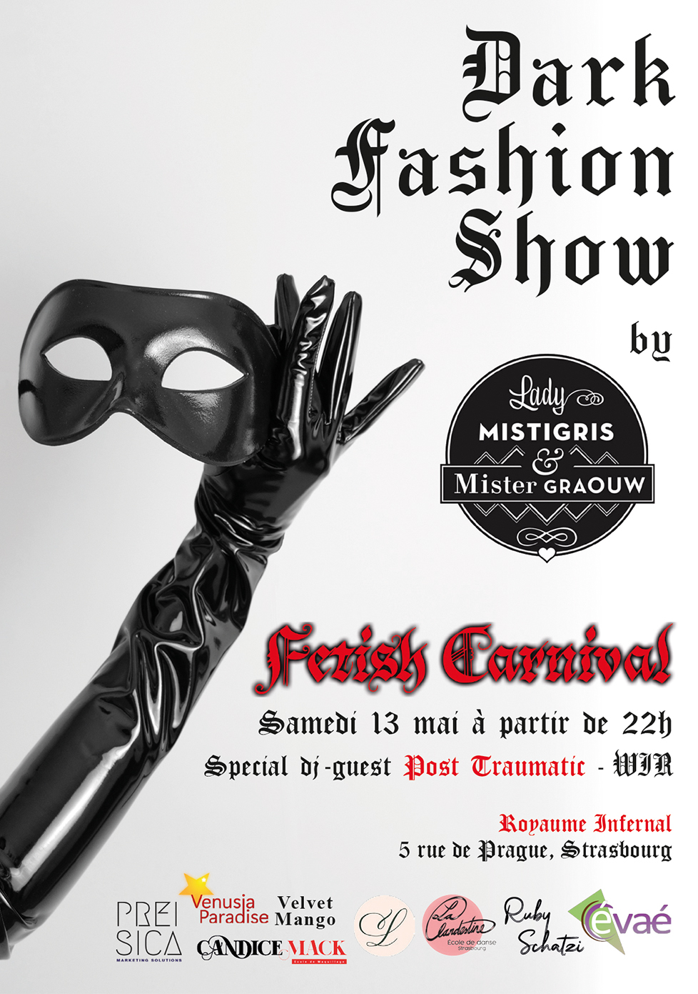 flyer affiche lady mistigri evae strasbourg evenementiel event