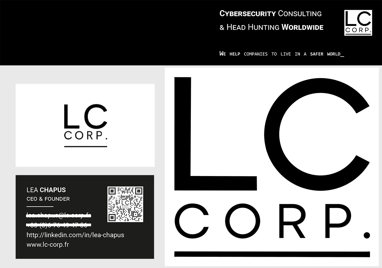 cyber security LC Corp logo carte visite alsace paris